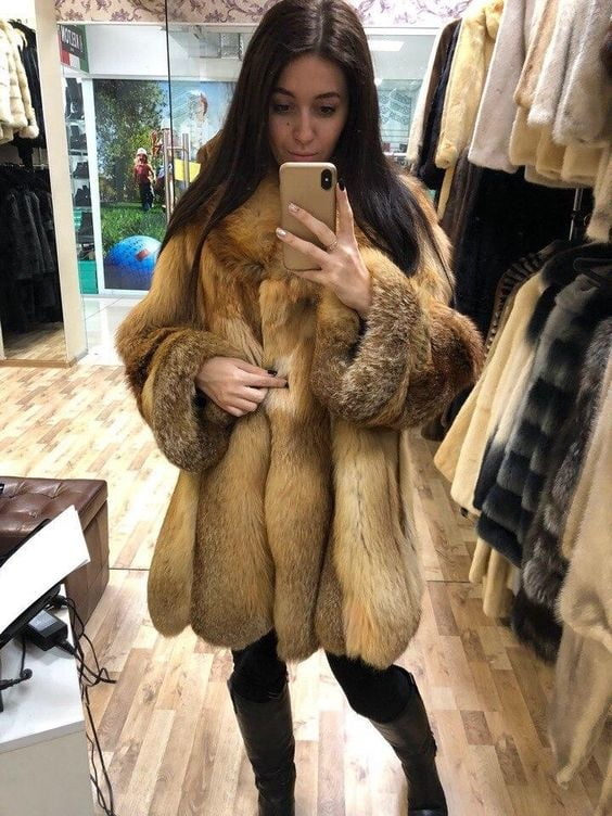 woman in fur coat 23 #99828696