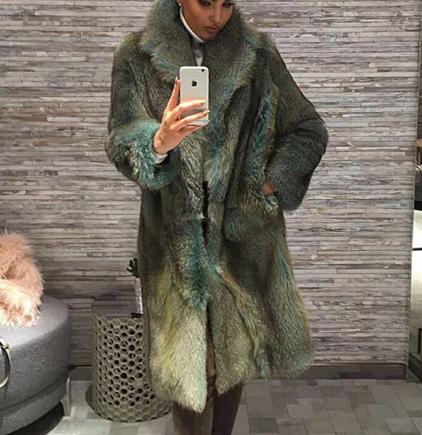 woman in fur coat 23 #99828914