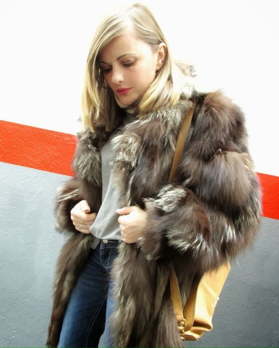 woman in fur coat 23 #99829037