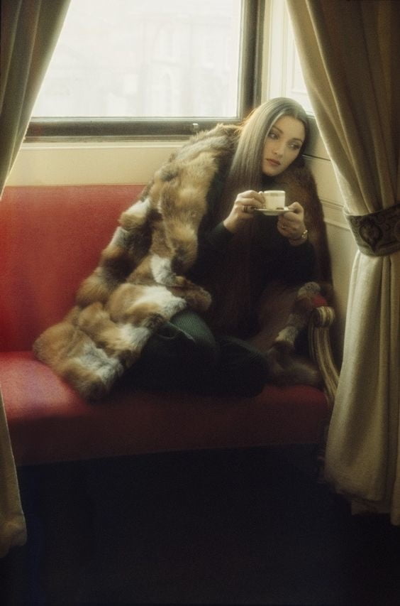 woman in fur coat 23 #99829059