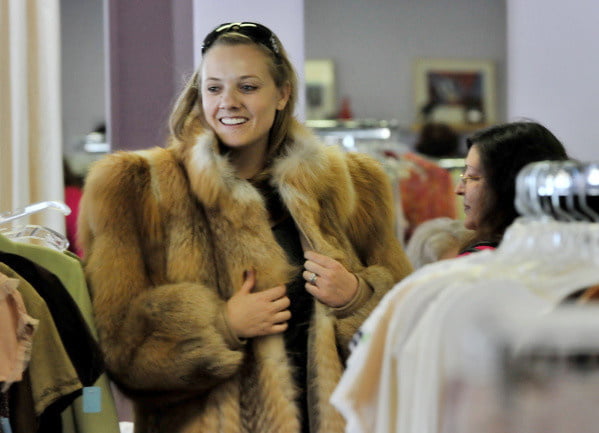 woman in fur coat 23 #99829073