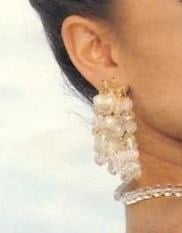 Elegant sexy 80&#039;s earrings - eleganckie seksowne kolczyki #80865608
