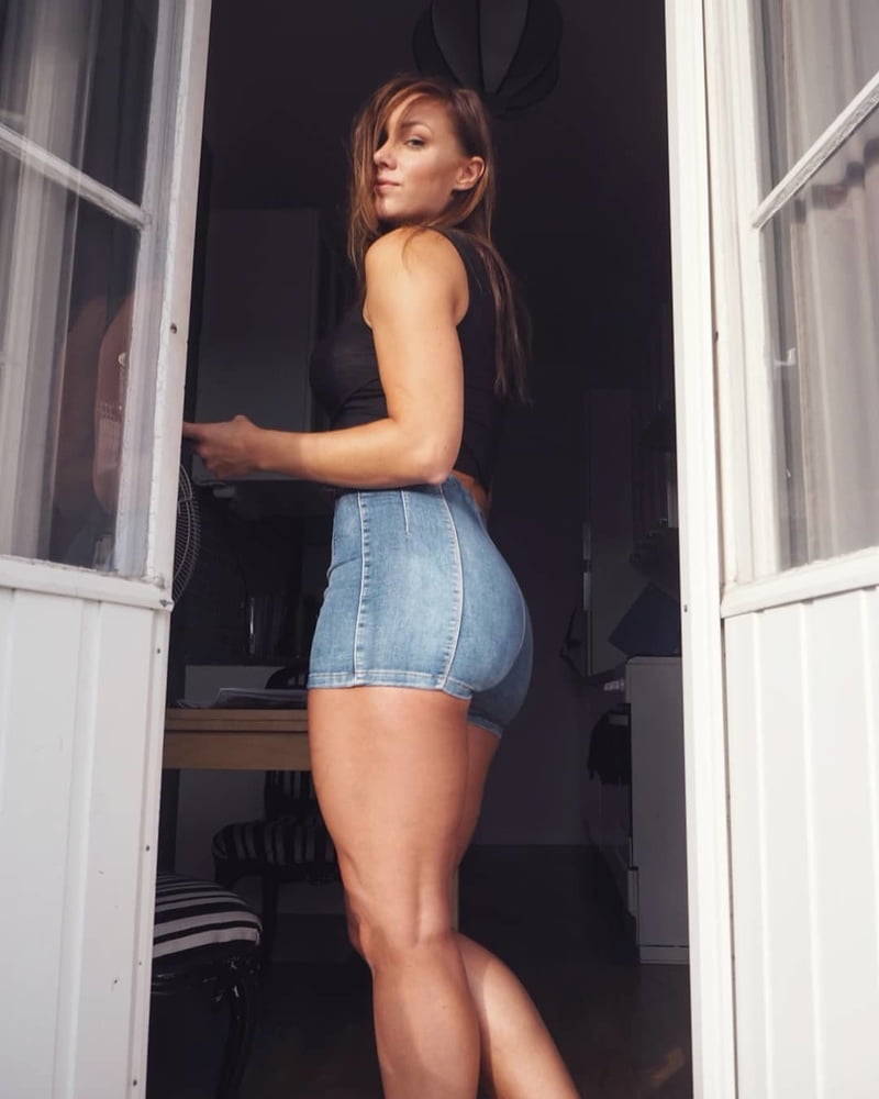 Sara Back - sexy swedish fitness model with big ass #92125422