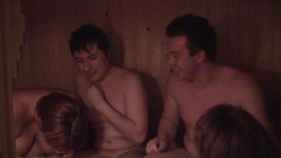 Foursome in the sauna ... #89912180