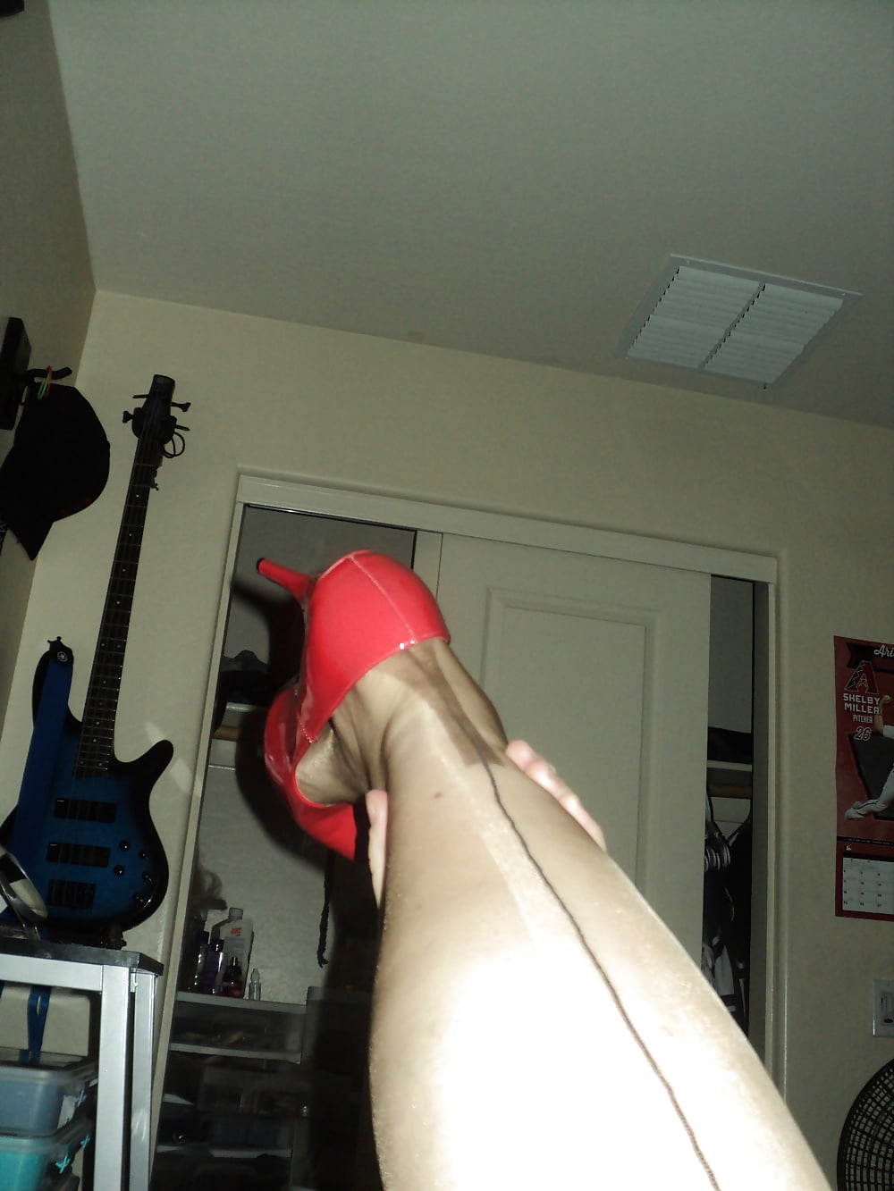 contrasted seamed stockings #107319344