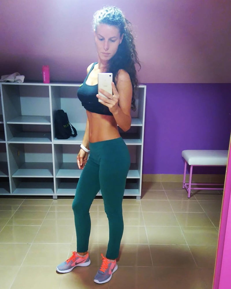 Serbian hot skinny whore fitnes mom Dunja M. #104875465