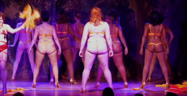 Sexy thong asses of burlesque #92817411