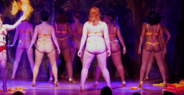 Sexy thong asses of burlesque #92817414
