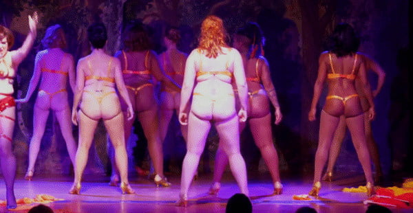 Sexy thong asses of burlesque #92817421