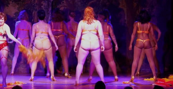 Sexy thong asses of burlesque #92817425