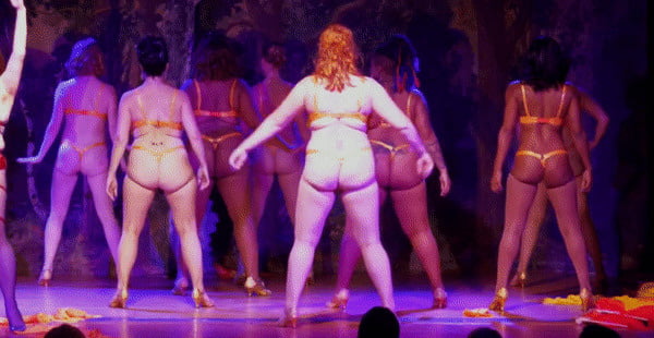 Sexy thong asses of burlesque #92817431