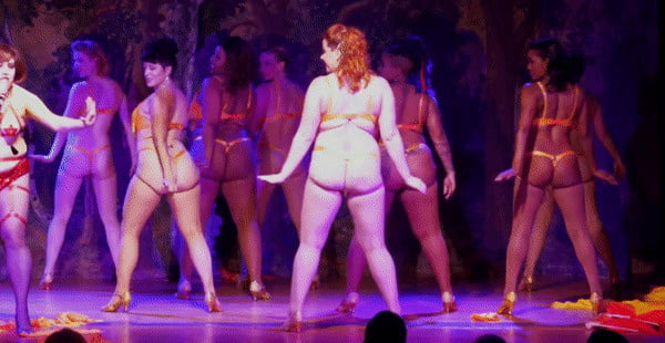 Sexy thong asses of burlesque #92817531