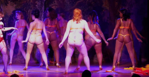 Sexy thong asses of burlesque #92817564
