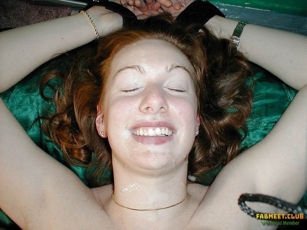 Amateur Redhead Facial Queen Leah From Canada Exposed #99563261