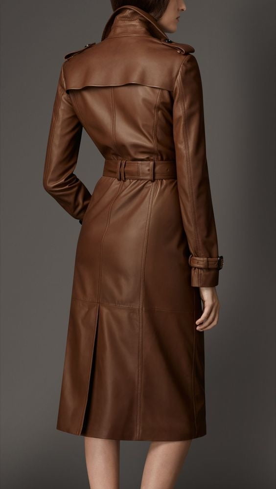 Manteau en cuir brun 3 - par redbull18
 #102124687