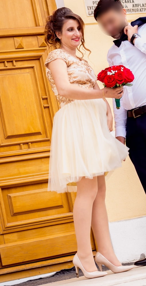 ルーマニアの結婚式のパンティストッキング - 花嫁
 #88961664