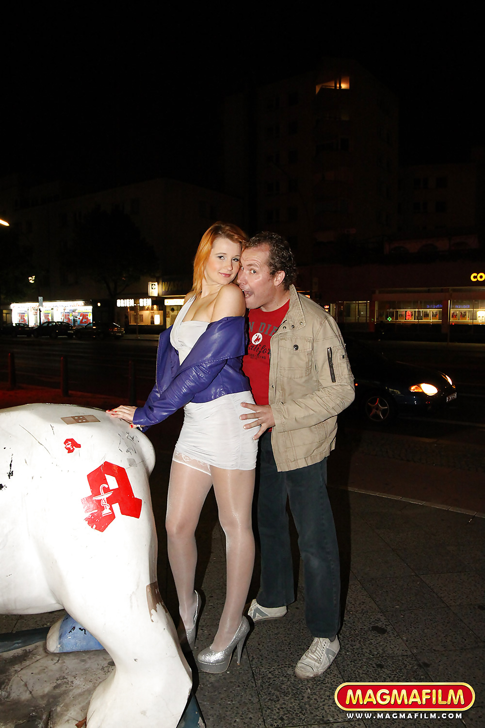 Magmafilm Redhead gets fucked on the street in public #107214671