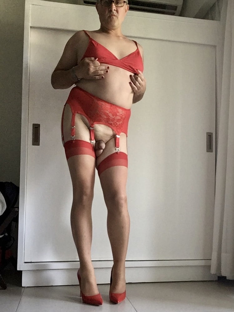 Red Seemed Stockings #106911286