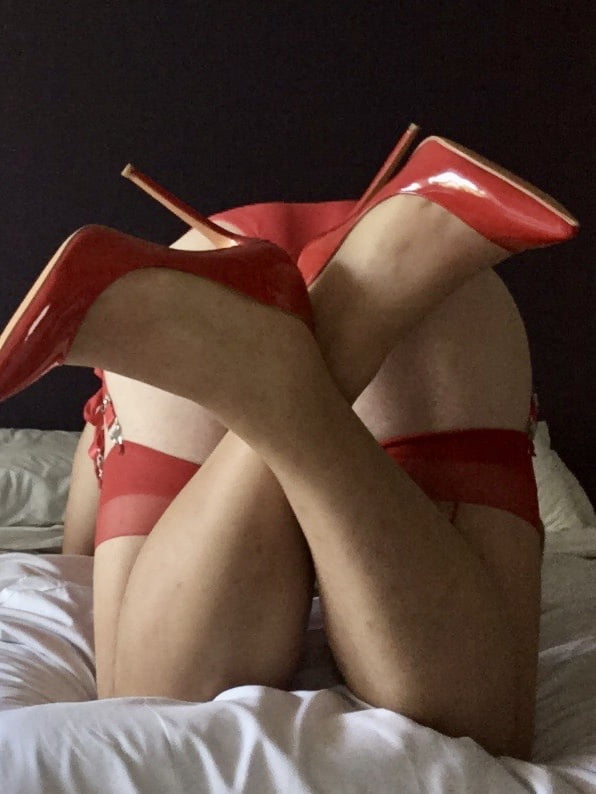 Red Seemed Stockings #106911287
