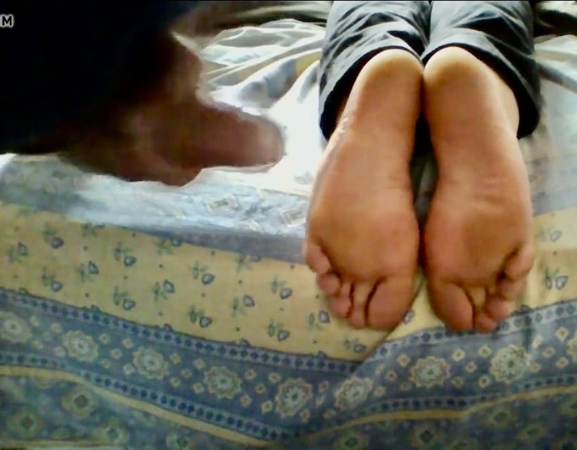 Oh God My Big Dick Cums on Wrinkled Soles #89745728