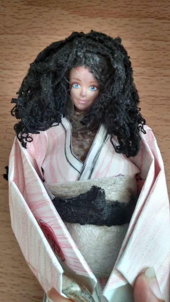 Sakura, in a kimono (Mini Barbie doll) #98796697