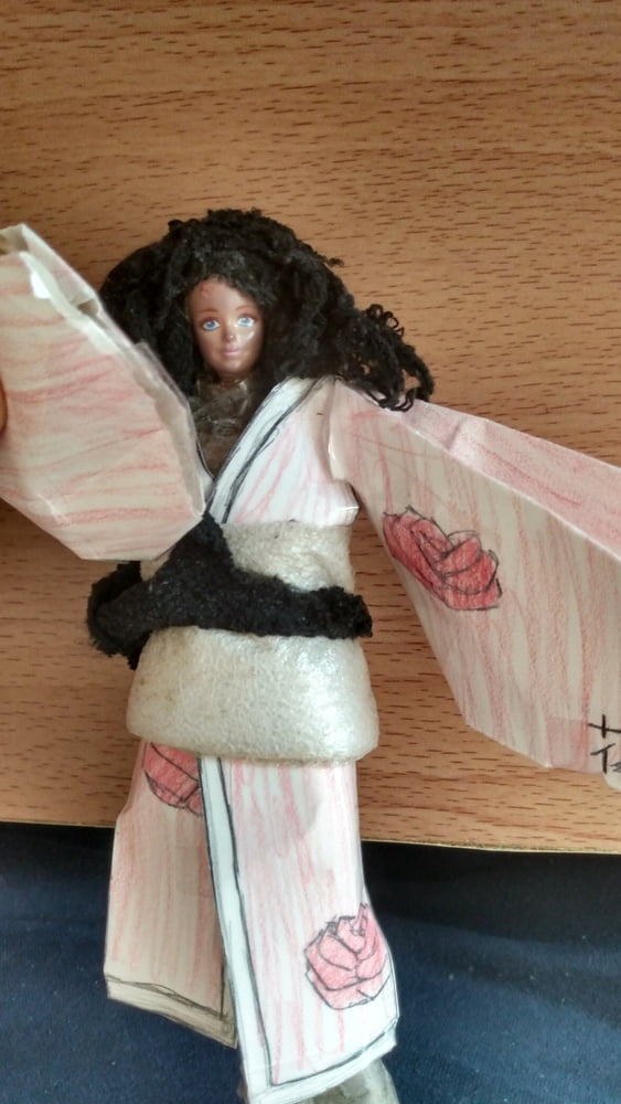 Sakura, in a kimono (Mini Barbie doll) #98796698