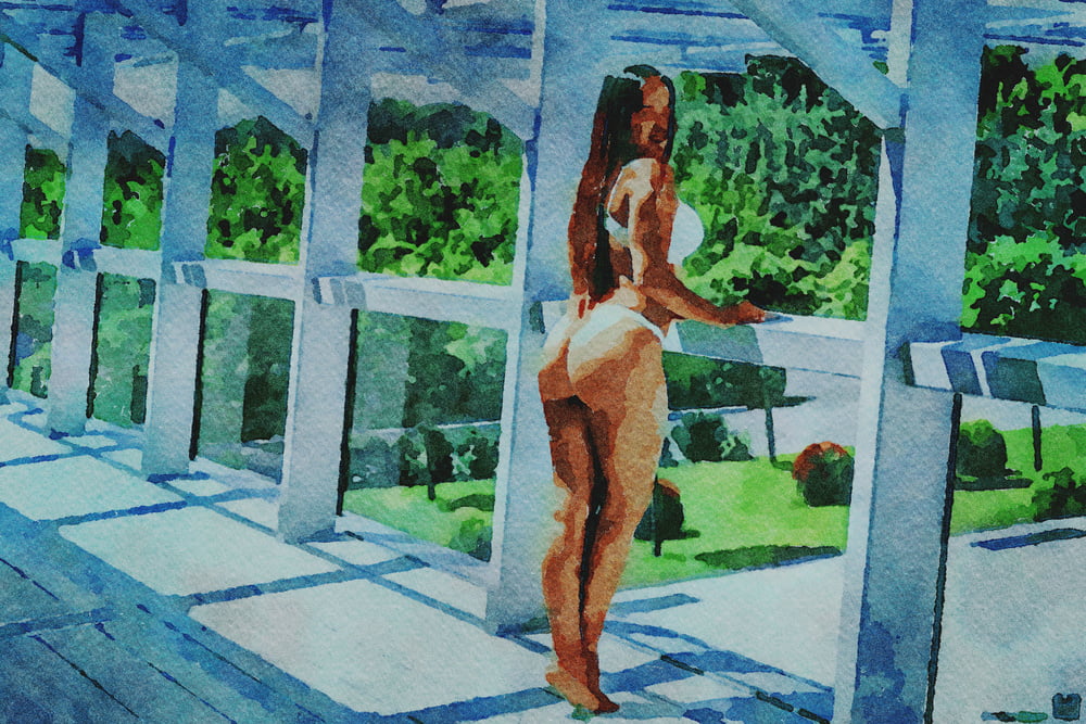 Erotic Digital Watercolor 12 #106319636
