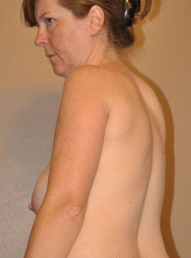 Side view of charming matures tits #87528937