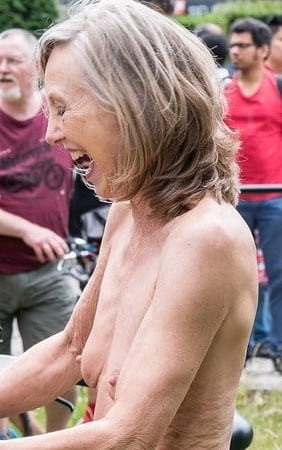 Side view of charming matures tits #87529095