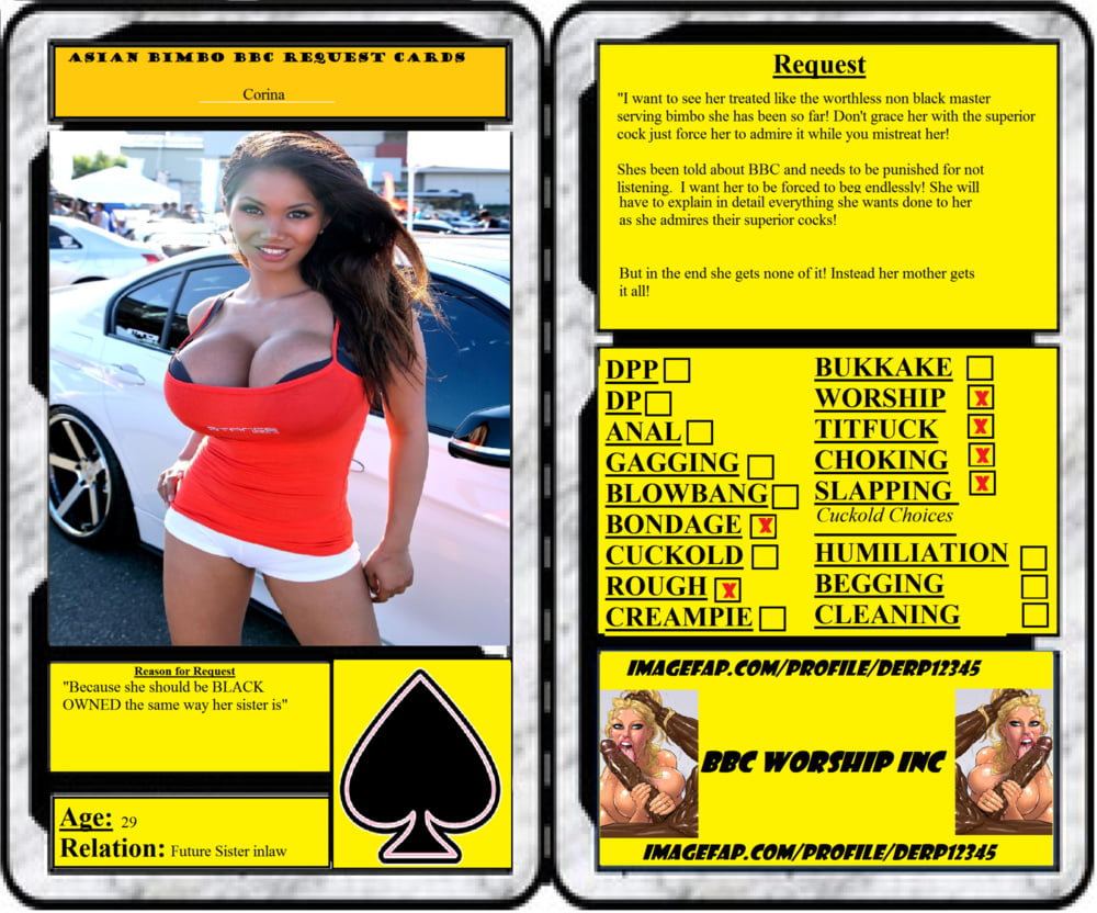 Asian Bimbo Card Captions #87563924