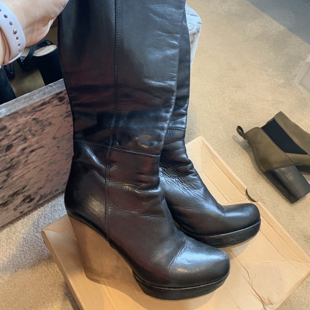 Wedge Boots 2020 part2 Kozaczki na Koturnie #92278795