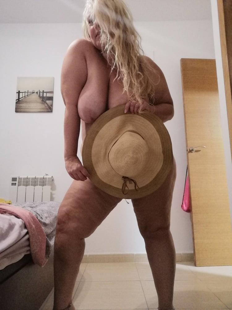 Straw Hat and big natural tits - Sexy BBW MILF #106631659