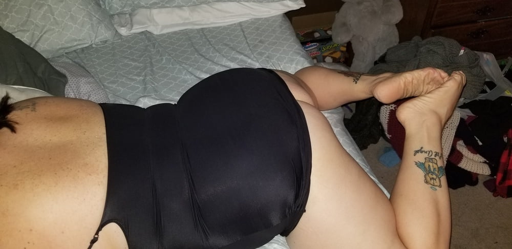 Sexy BBW Little Black Dress and Sold Pink Panties #106595806