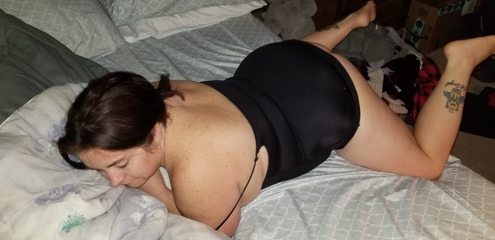 Sexy BBW Little Black Dress and Sold Pink Panties #106595808