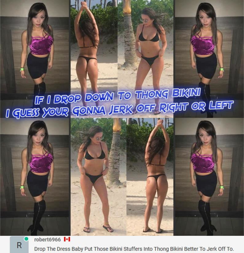 Jessy tanga culo giovane jerk off sfida bikini & tanga
 #82144418