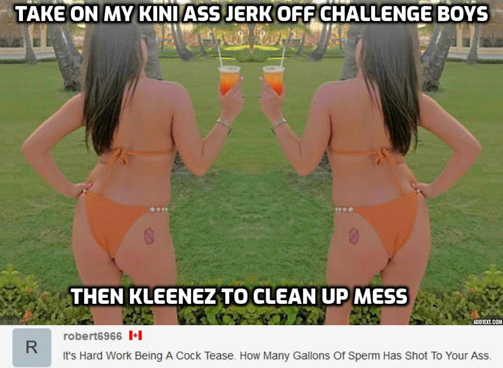 Jessy tanga teen ass jerk off challenge bikinis & thongs
 #82144424