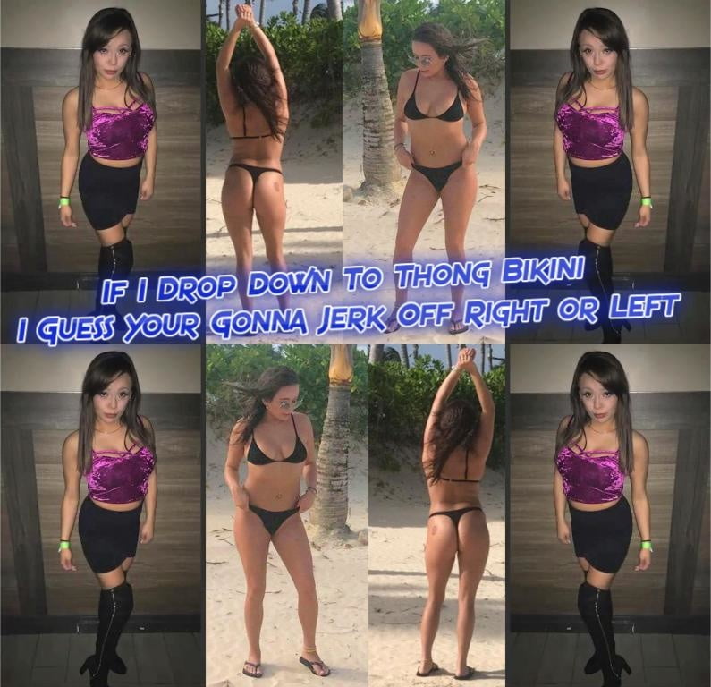Jessy tanga culo giovane jerk off sfida bikini & tanga
 #82144467