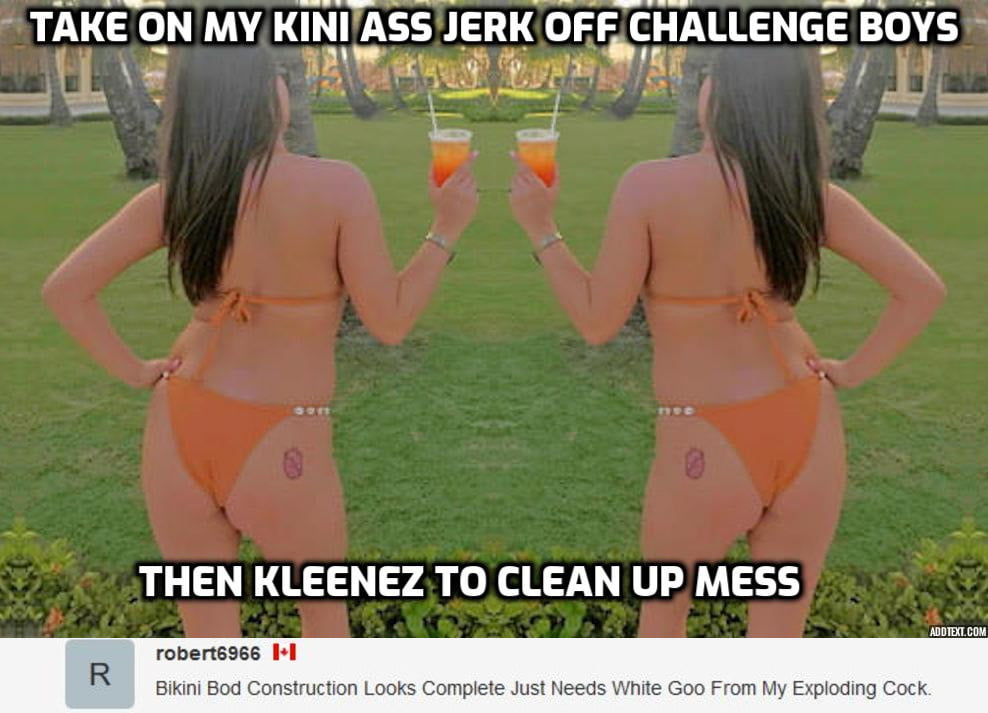Jessy tanga teen ass jerk off challenge bikinis & thongs
 #82144499