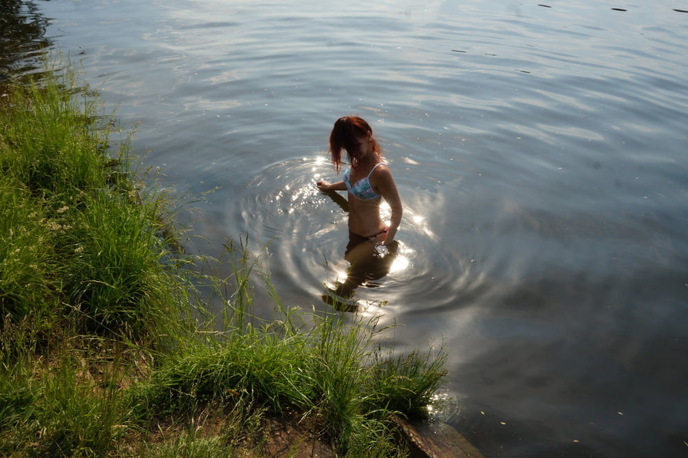 In the pond, in the glare #107008168