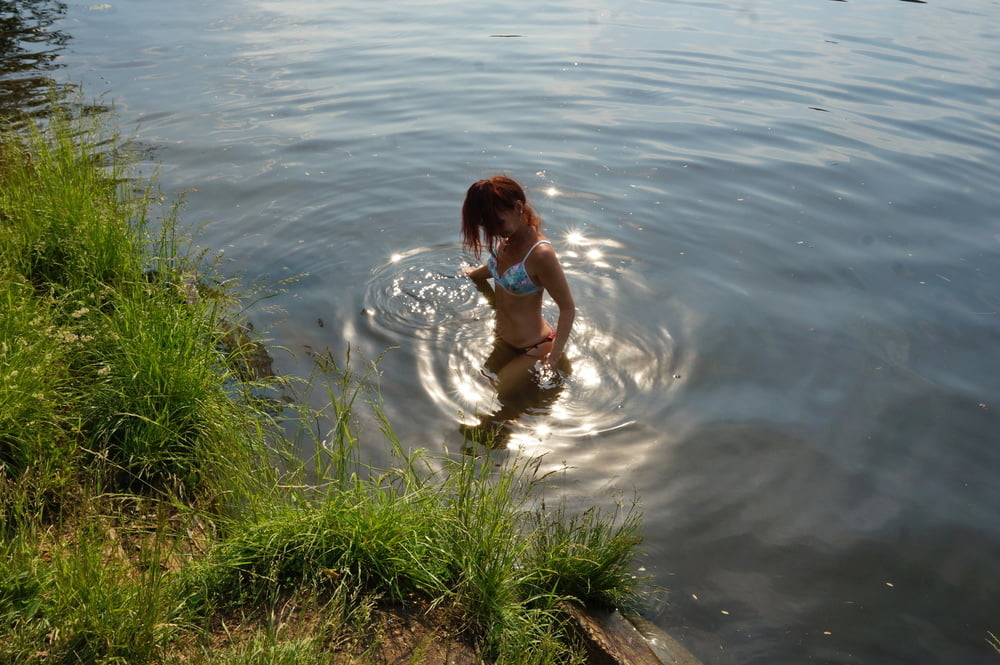 In the pond, in the glare #107008169