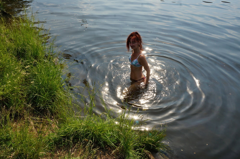 In the pond, in the glare #107008170