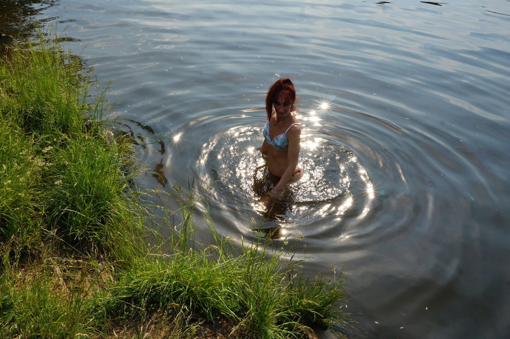 In the pond, in the glare #107008171