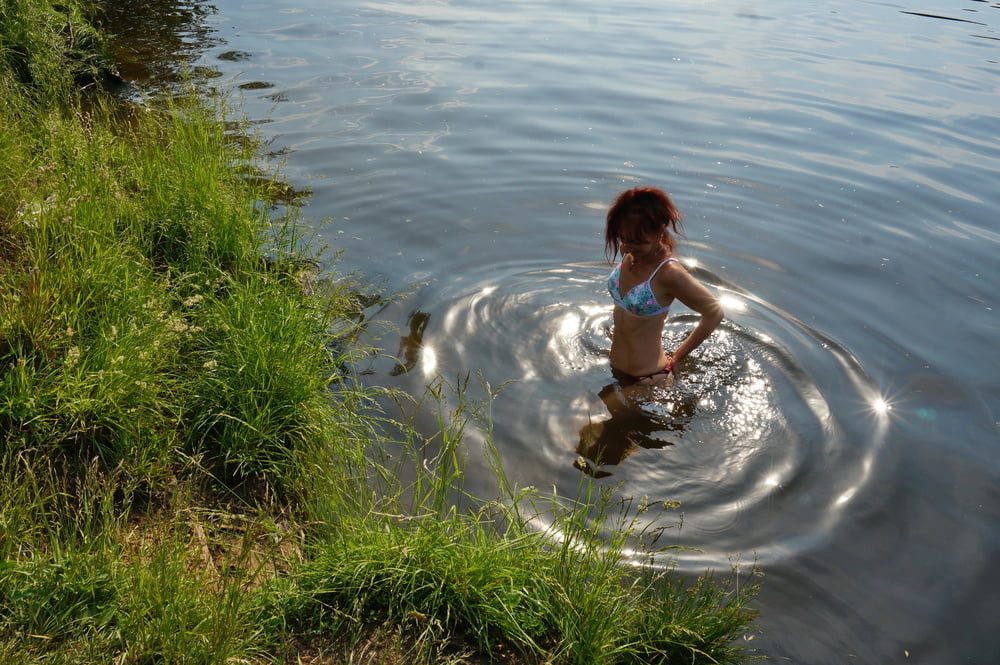 In the pond, in the glare #107008172