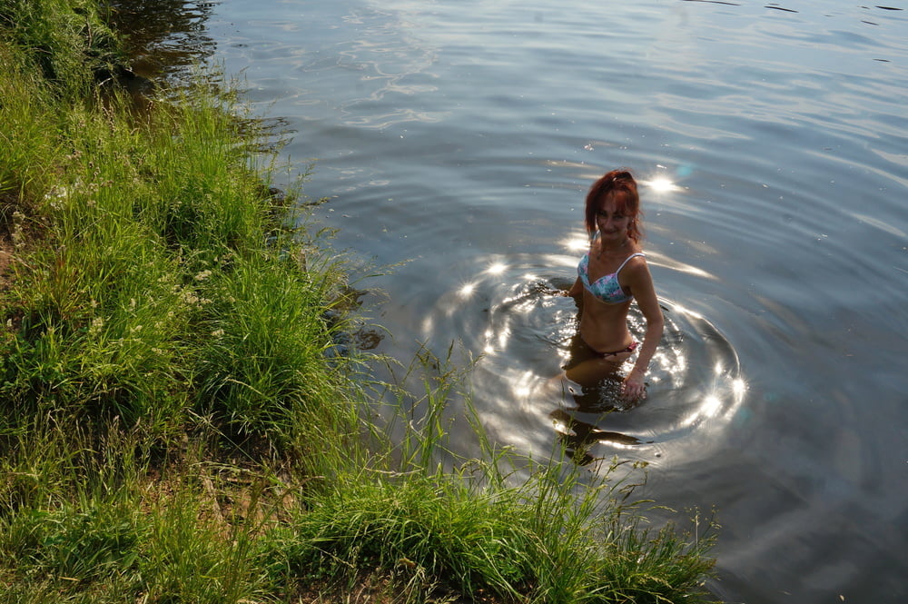 In the pond, in the glare #107008173