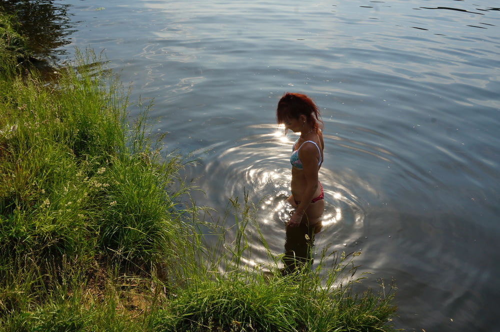 In the pond, in the glare #107008175