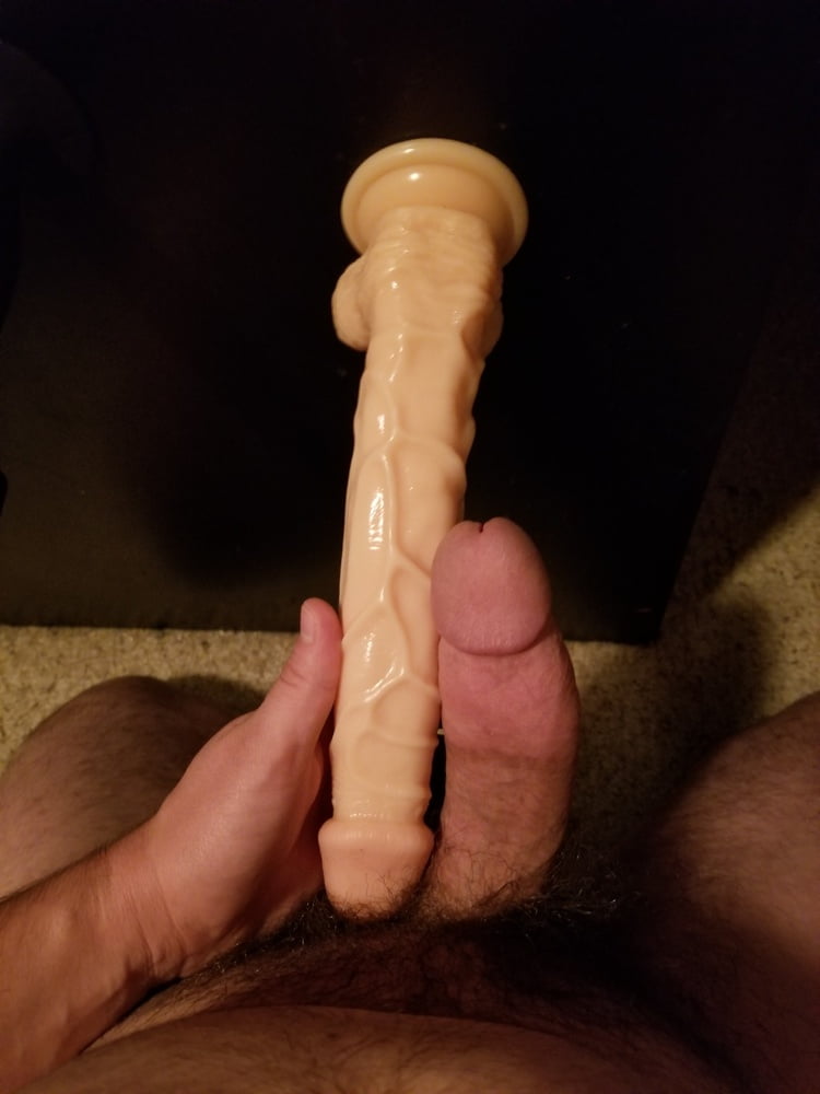Big dildo ALL THE WAY in my ass! #107038103