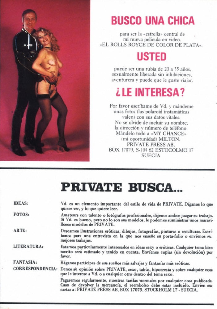 Vintage Retro Porno - Private Magazine - 052 #92425750