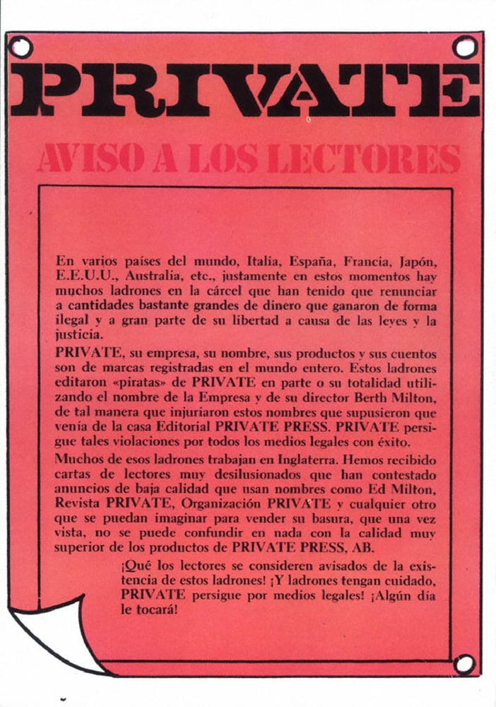Vintage Retro Porno - Private Magazine - 052 #92425804
