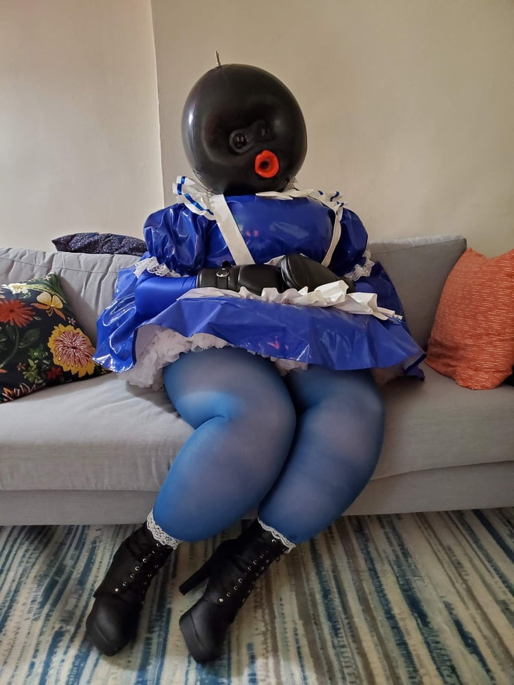 Inflatable Blue Ballhood Frilly Maid #79738611