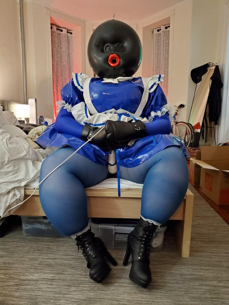 Inflatable Blue Ballhood Frilly Maid #79738612